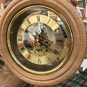 Made in Shropshire - A and G Woodturning-clock